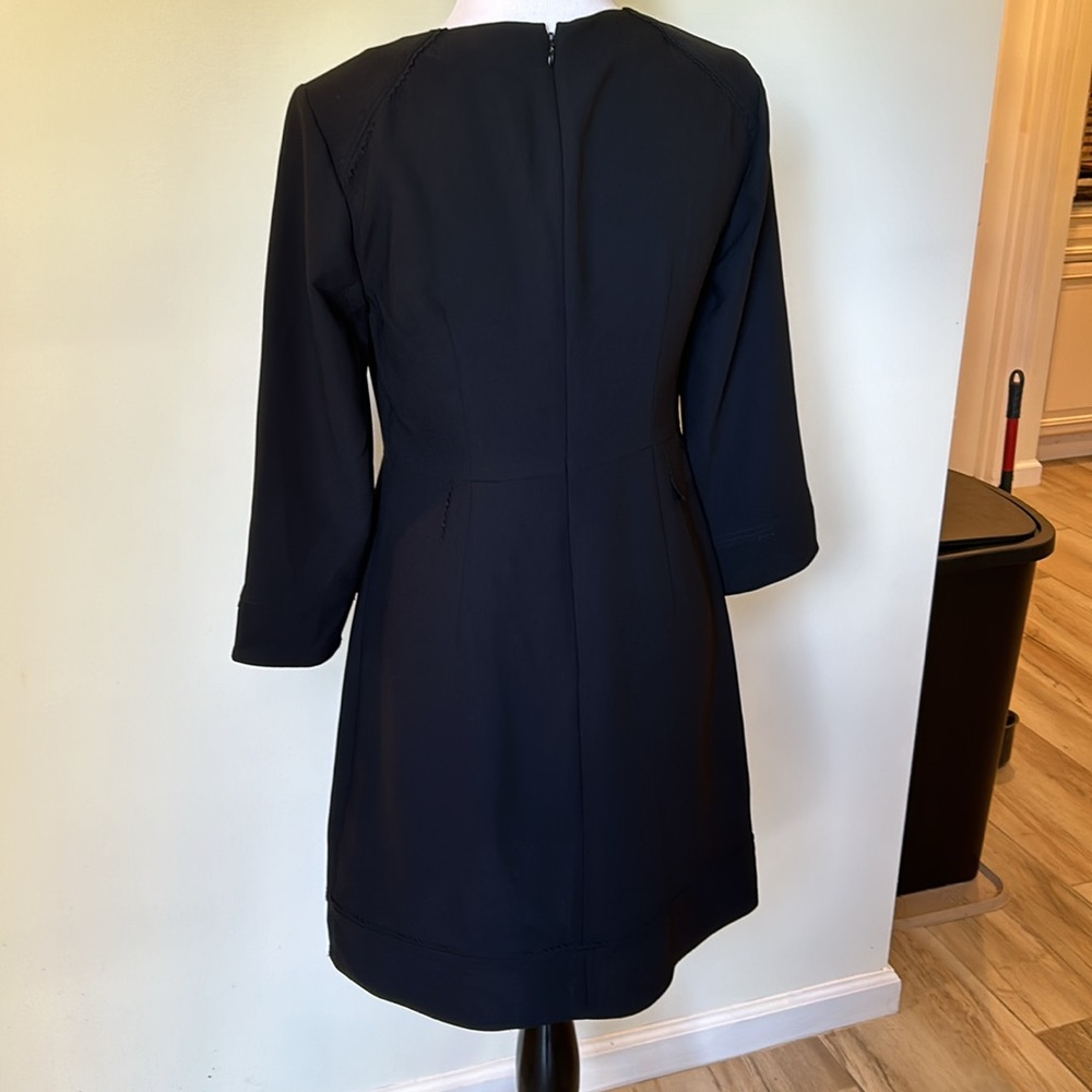 BOGO Banana Republic Black Shift Dress with Scallop Detail - Picture 7 of 9